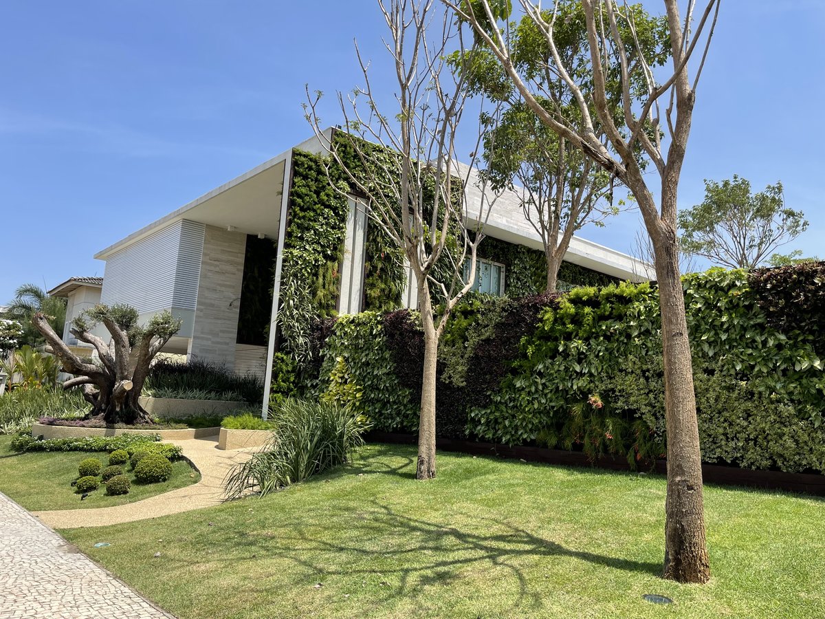 Maior Jardim Vertical em Mansão Alphaville Eusébio · 400m²